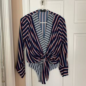 ZARA Silk Blouse One-Piece